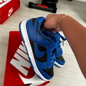 Nike dunk low blue/black